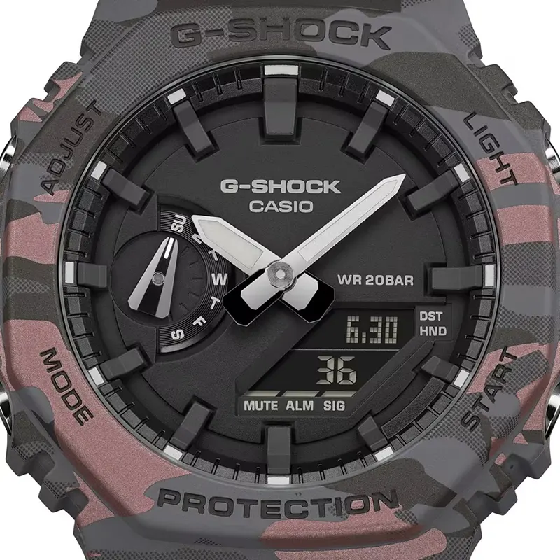 Casio G-Shock Gray Dial Ana-Digital Men's Watch- GA-2100CM-8A